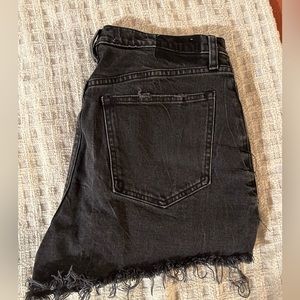 Black Abercrombie jean shorts